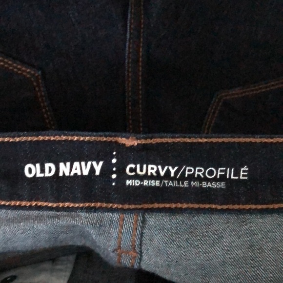 Old Navy Mid Rise Curvy Jeans Size 4P 109 - Picture 7 of 8